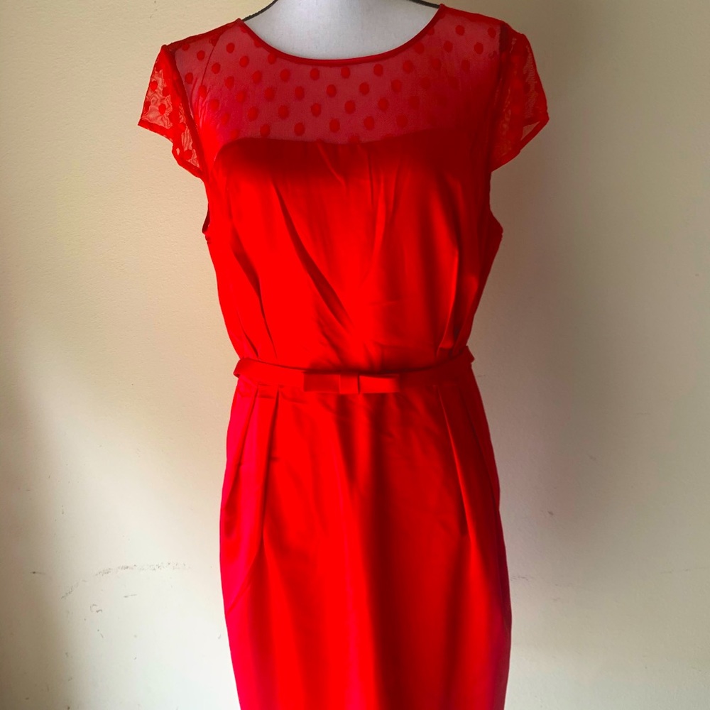 Kate Young for Target Red Dress with Belt